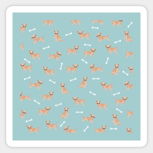 Chihuahua Pattern Sticker